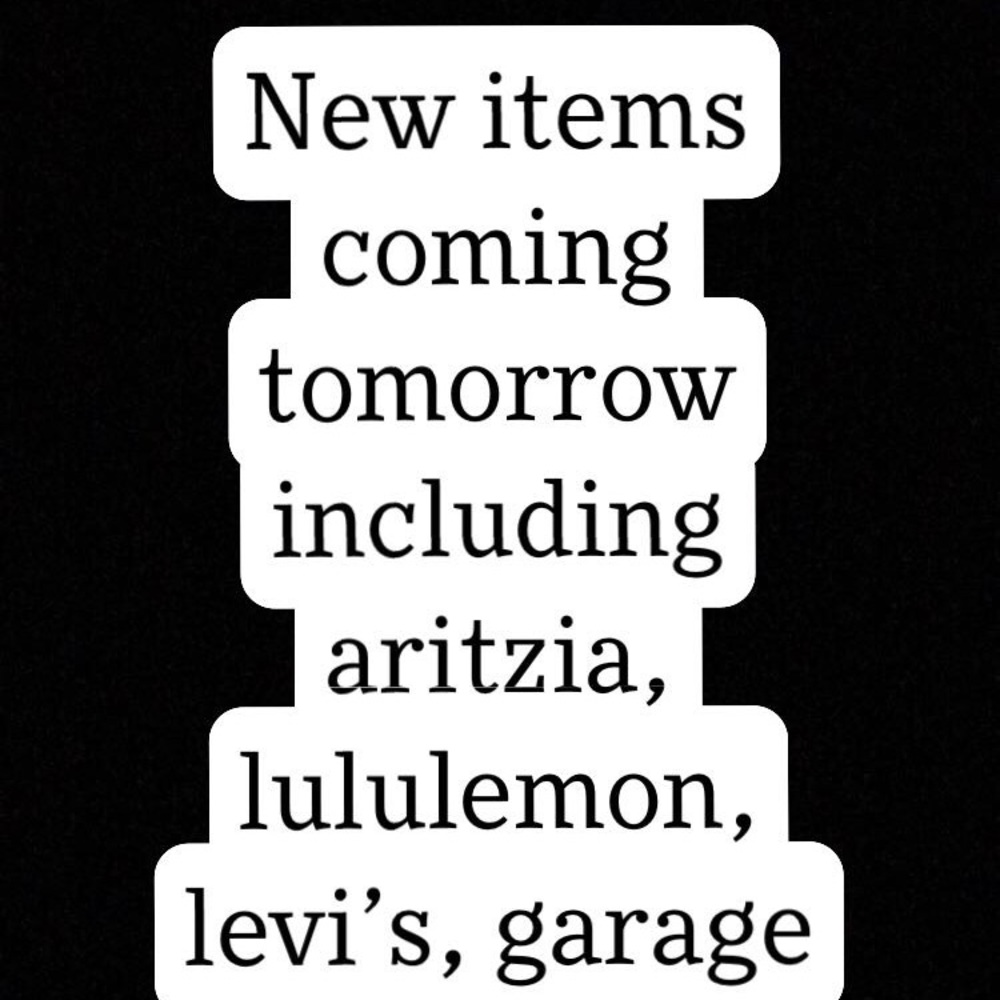 All your stores are coming to poshmark tomorrow!